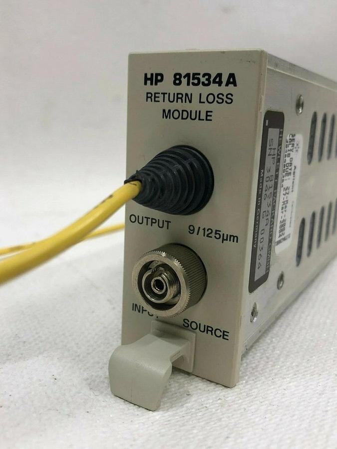 Used HP 81534A Optical Return Loss Module