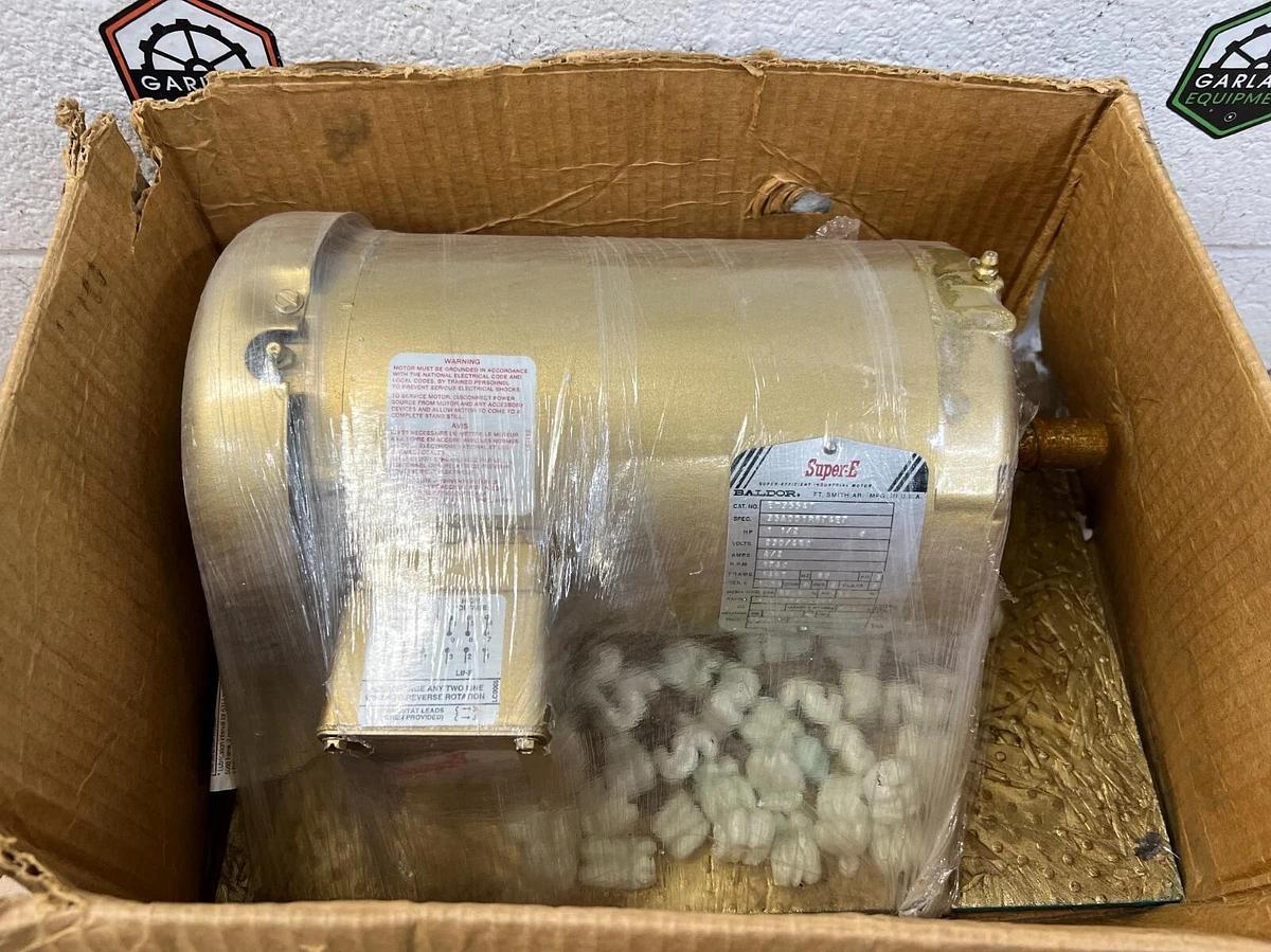 Used Baldor Reliance EM3554T General Purpose Motor 1-1/2HP 1740RPM 3PH 60Hz, 230/460V