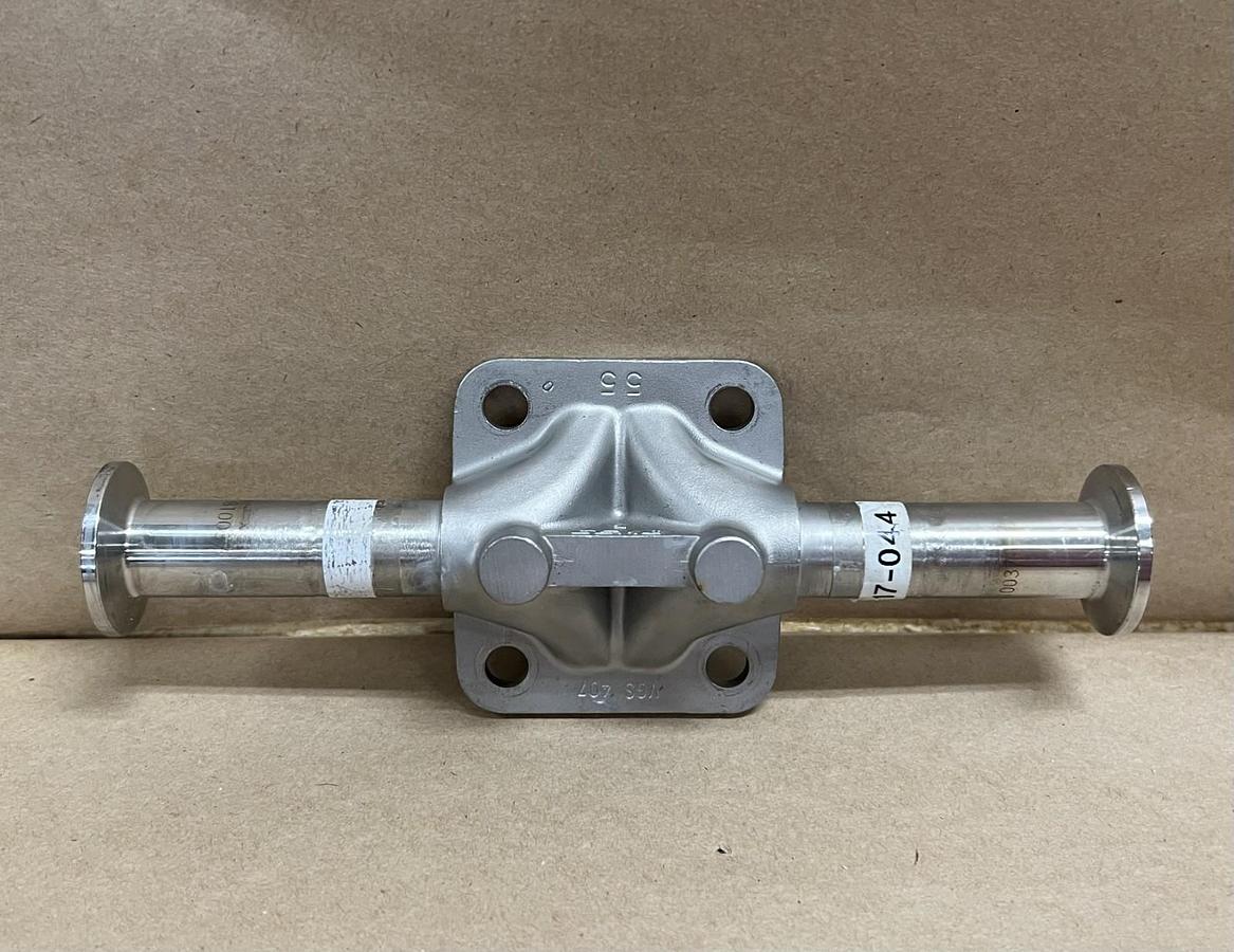 Used Gemü 316L 3/4" SS Multi-Port Block Valve Body