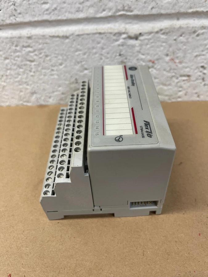 Used Allen-Bradley 1794-IA16 , Flex I/O, 120 VAC, Input Module w/ 1794-TB3