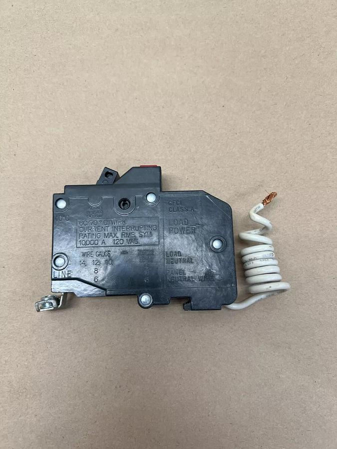 Eaton CHB120GF 20A, Single Pole Circuit Breaker