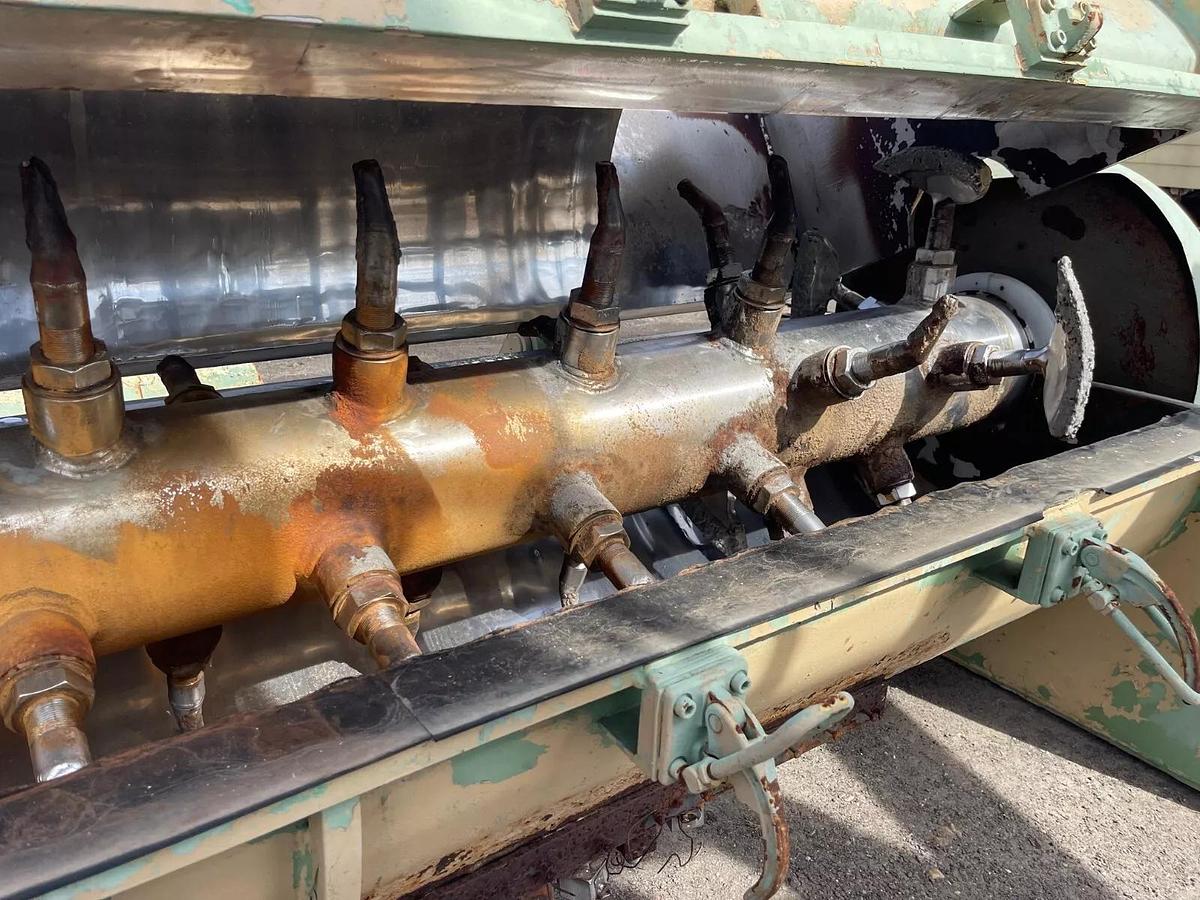 Used Littleford EK75AB Plow Continuous Mixer, Chamber 103”x32”, Inlet 20"x16"