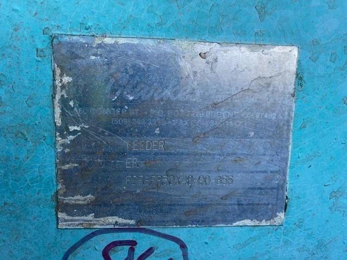 Used Clarke's FDR-ER30X40-90-655 Rotary Airlock Feeder, Toshiba 10HP Motor - TESTED