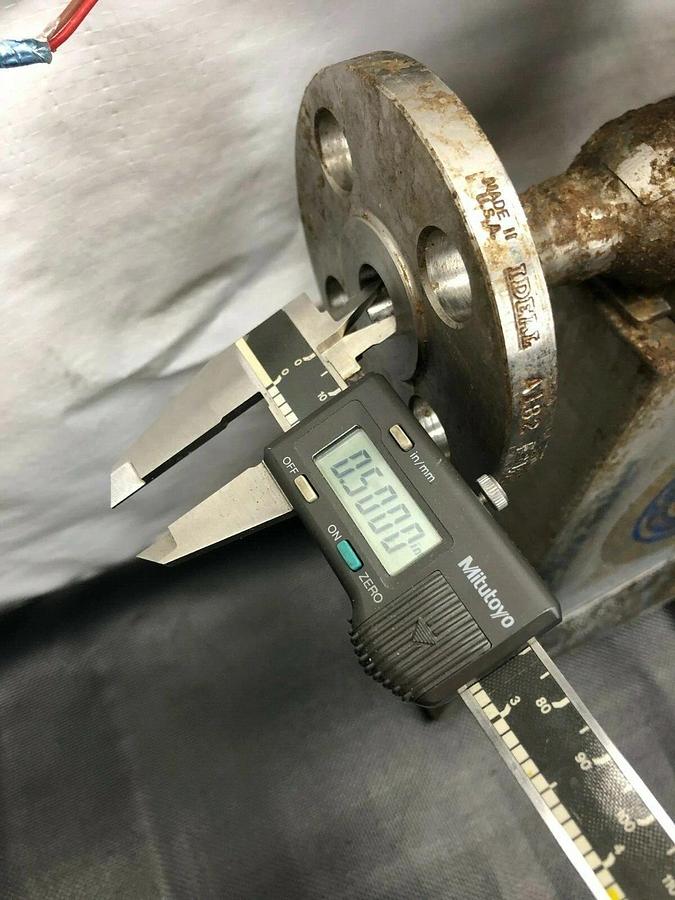 Used Micro Motion DS040S113SU Mass Flow Sensor, 1/2” Flanged Fittings