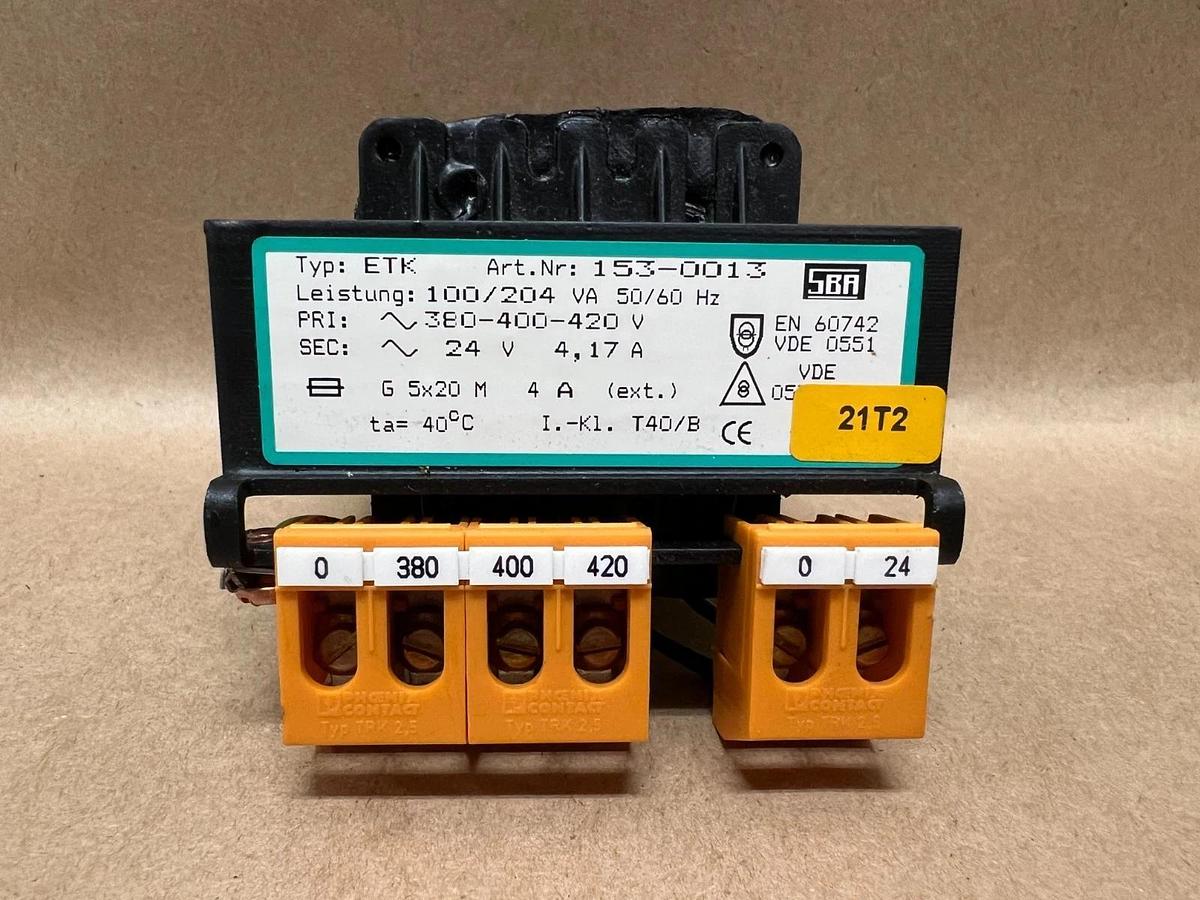 Used SBA ETK 153-0013 Transformer
