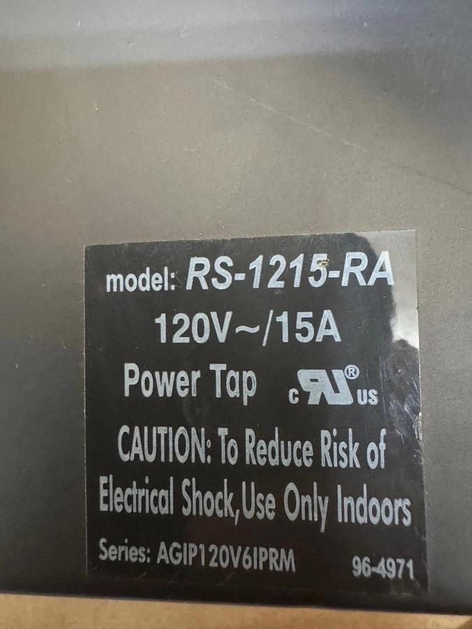 Used Tripp Lite RS-1215-RA 12 Outlet Surge Protector/ Power Strip