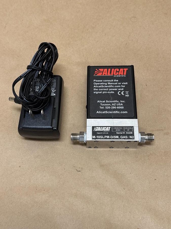Used ALICAT SCIENTIFIC M-10SLPM-D/5M Flow Controller