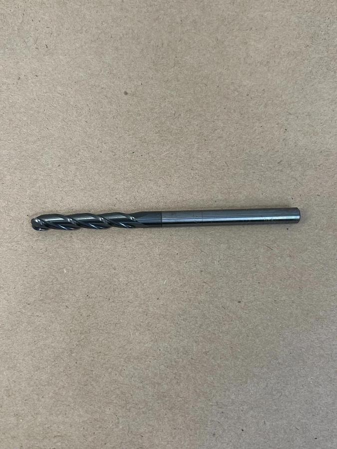 Used Melin EMG-808-EB-TICN 1/4x1/4 3F SE X-long BE Carbide