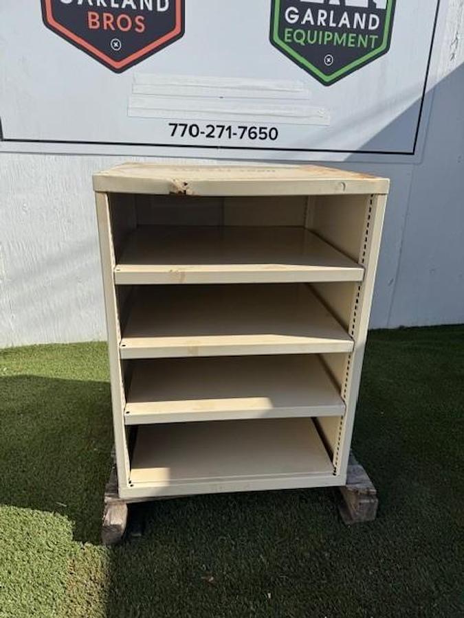 Used Industrial Tool Cabinet 3-Shelf W: 29-3/4” D: 27-3/4” H: 39-1/4"