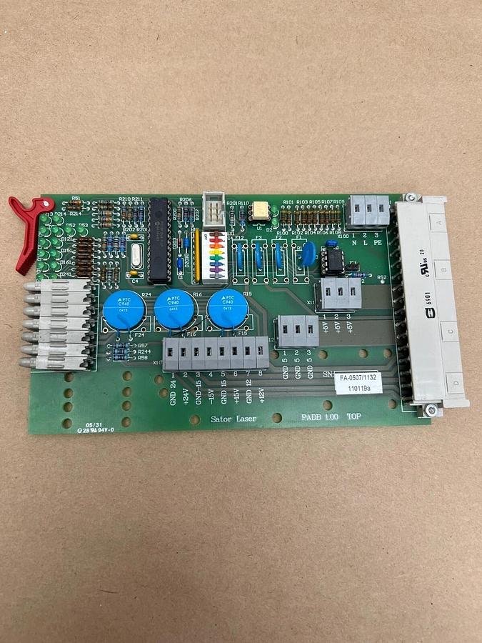 Used Sator Laser PADB 1.00 Control Board