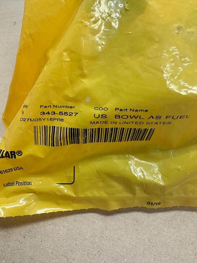 Used CAT 343-5527 Bowl Assembly Fuel *NEW*