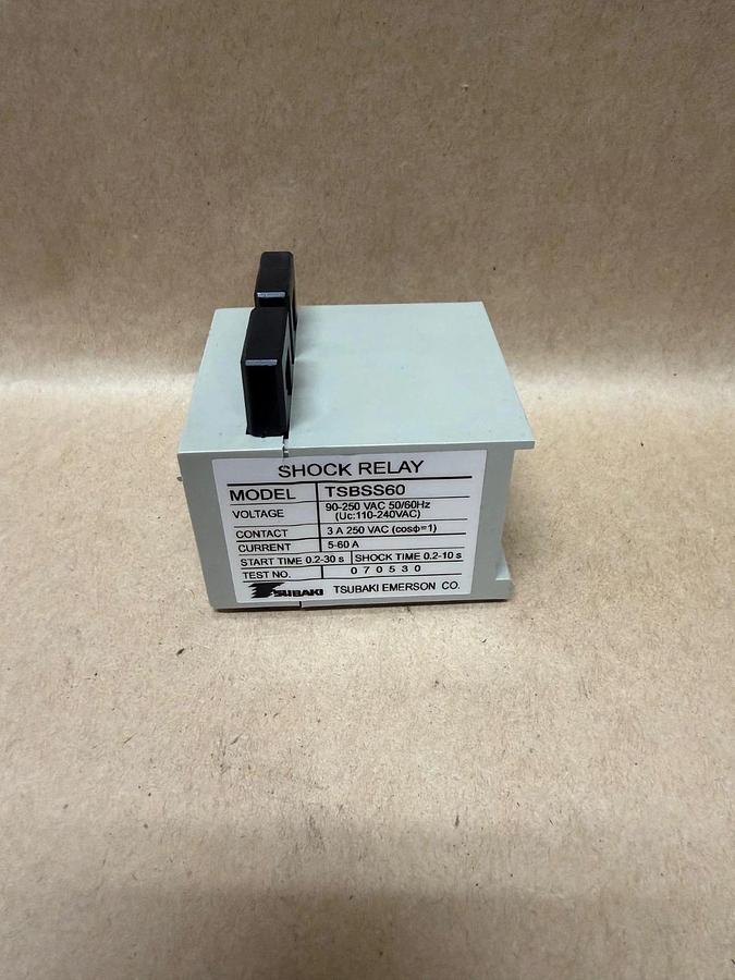 Used TSUBAKI EMERSON TSBSS60 Shock Relay