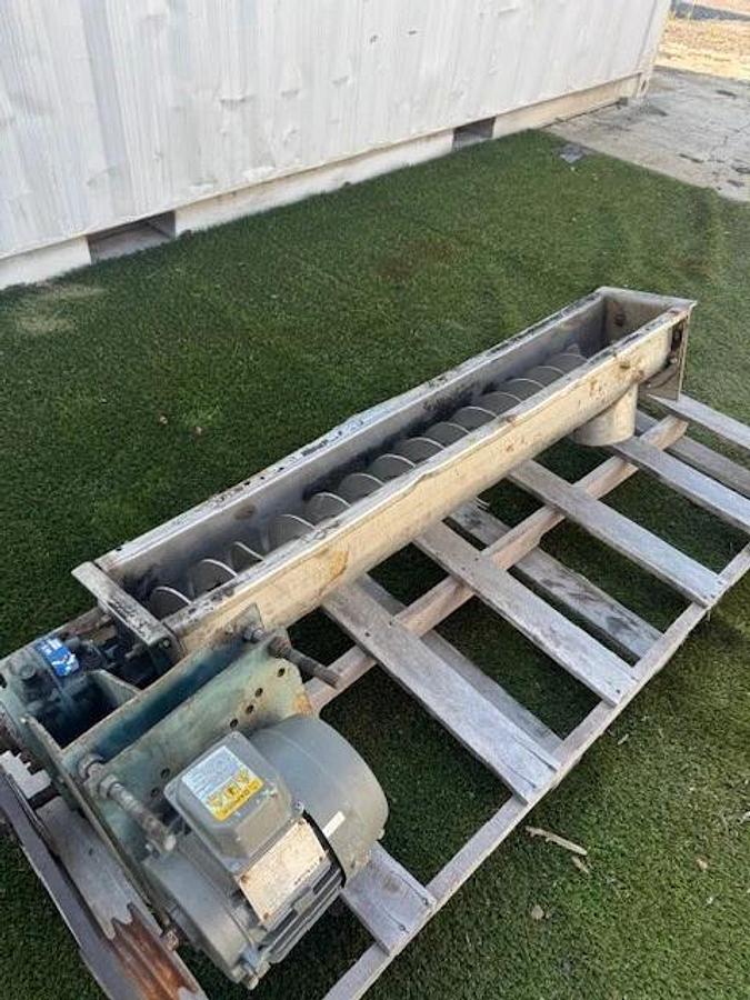 Used Stainless Steel Auger 54” L, Dodge SCXT115 & Toshiba 0014FTSA1A-P