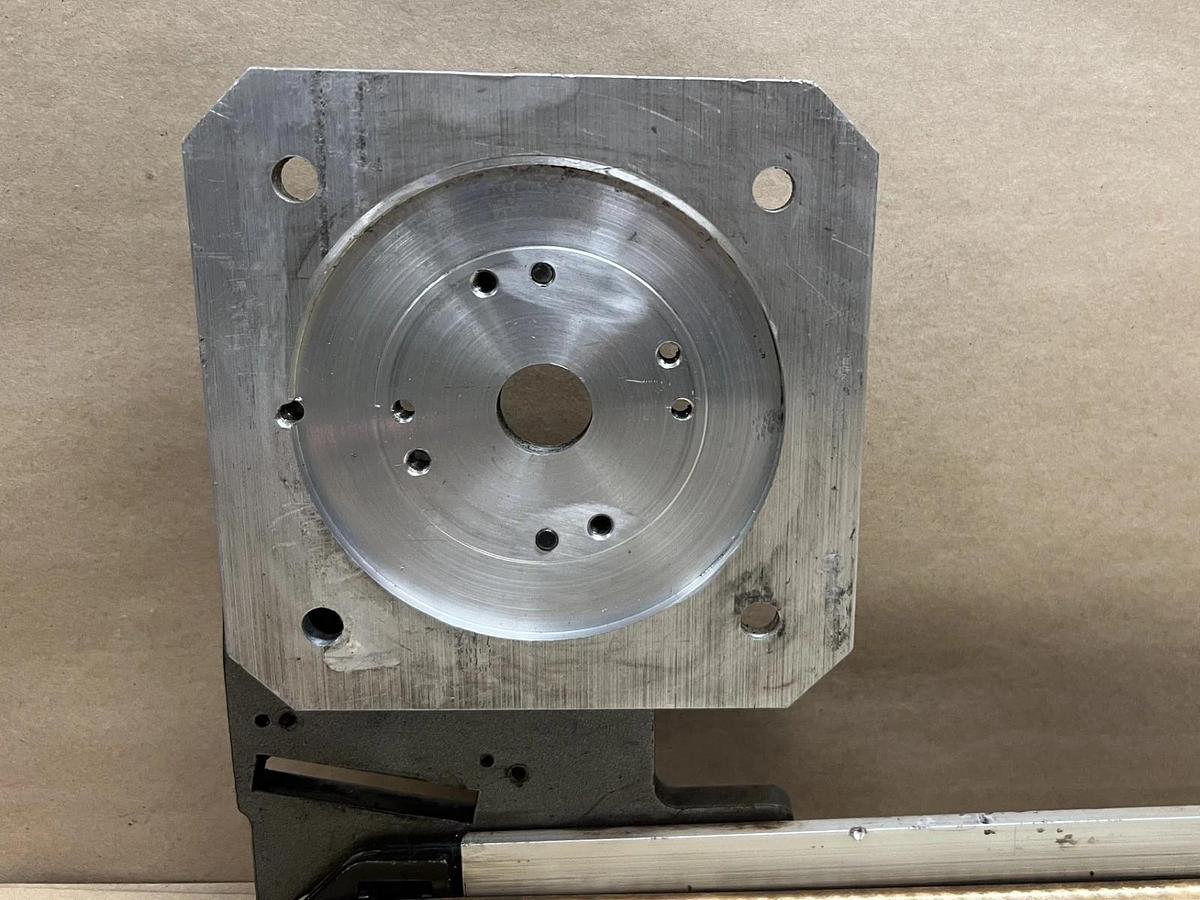 Used Dorner 2100-0403-02/01 2100 Ser Slider Bed Belt Conveyor, End Drive Mount Plate