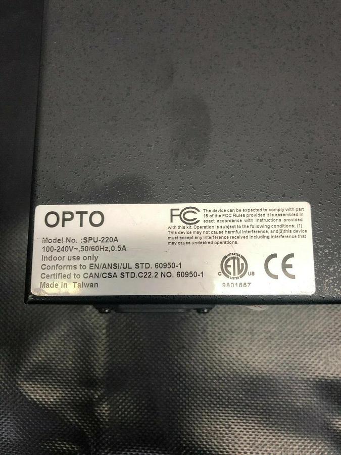 Used OPTO SPU-220A Signal Processor Unit