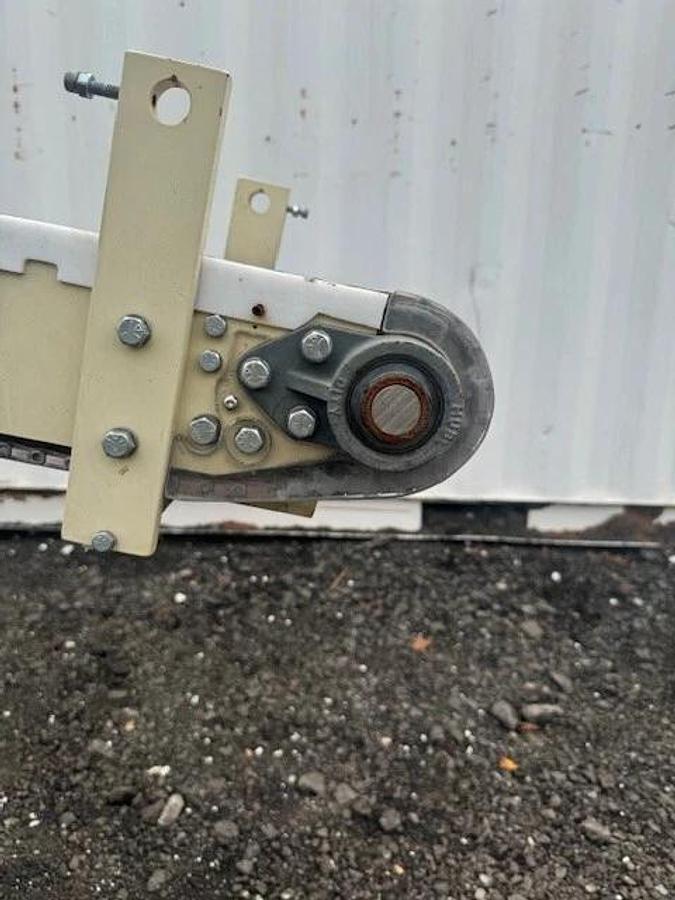 Used Industrial Conveyor, 104” x 12” Belt, w/ Reliance 1.5Hp Motor @ 1725 RPM