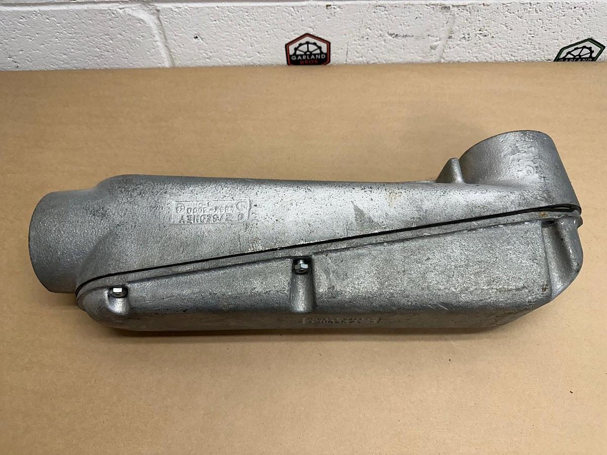 Used O-Z/Gedney LB6X-3000 3-1/2” Conduit Body & Cover
