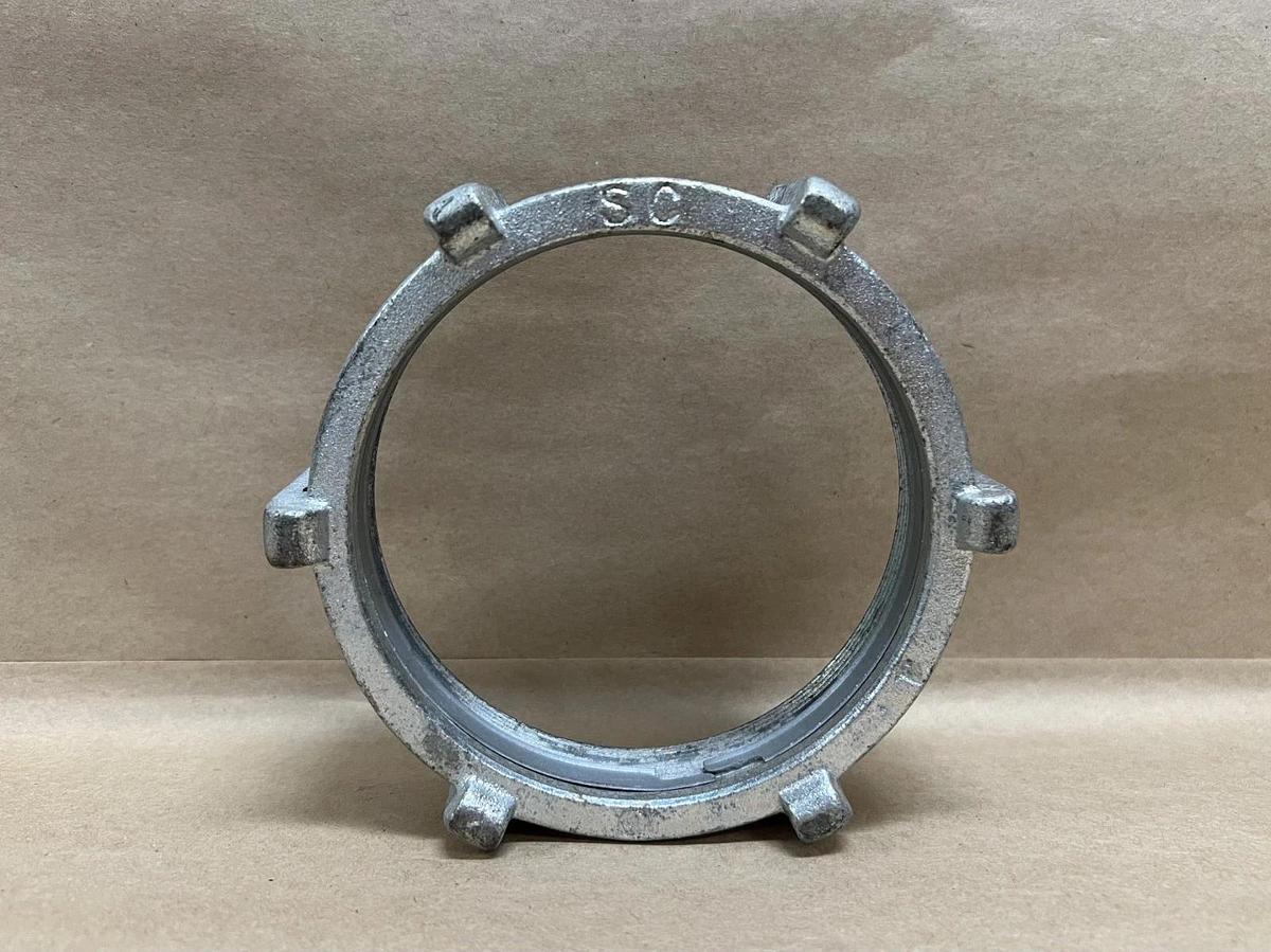 Used Steel City 4" Metallic Conduit Locknut