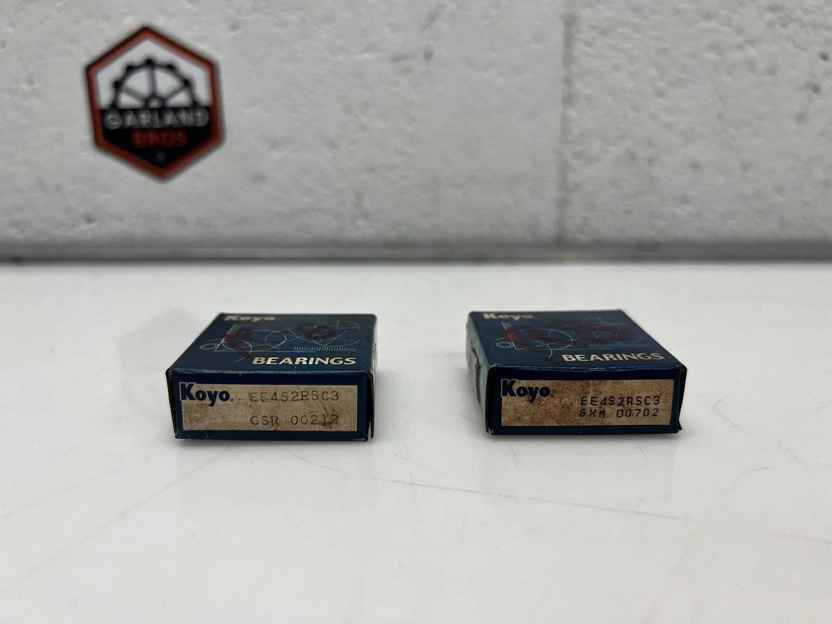 Used Koyo EE4S2RSC3 Single Row Ball Bearing - Lot of 2