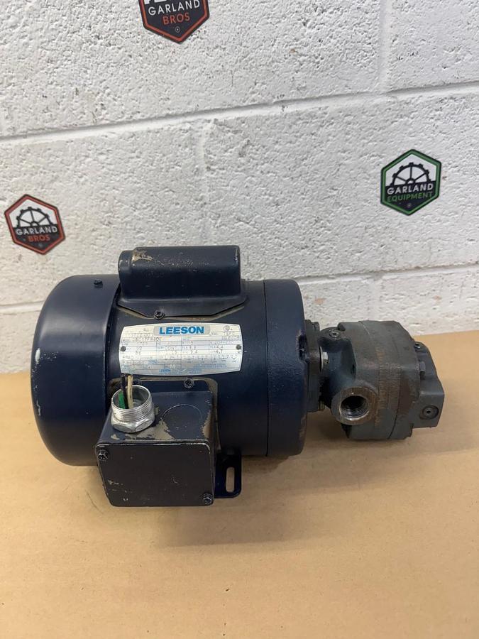 Used Delta Power Co A23 0 6 Hydraulic Pump System, C6C17F80E 1/2Hp Motor @ 1725RPM