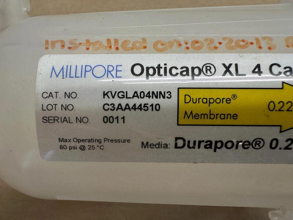 Used Millipore KVGLA04NN3 Opticap XL 4 Capsule