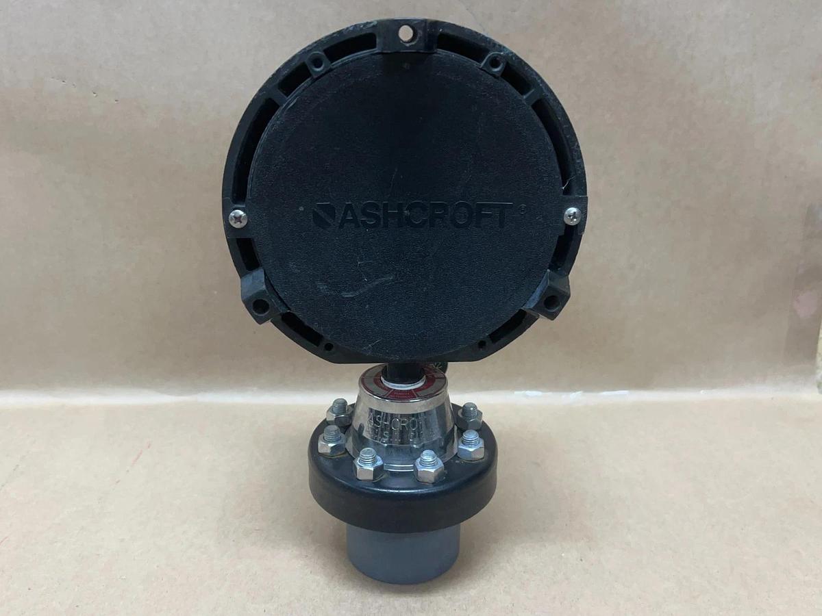 Used Ashcroft 0-100 PSI Duragauge Pressure Gauge w/ Type 00 Threaded Diaphragm Seal