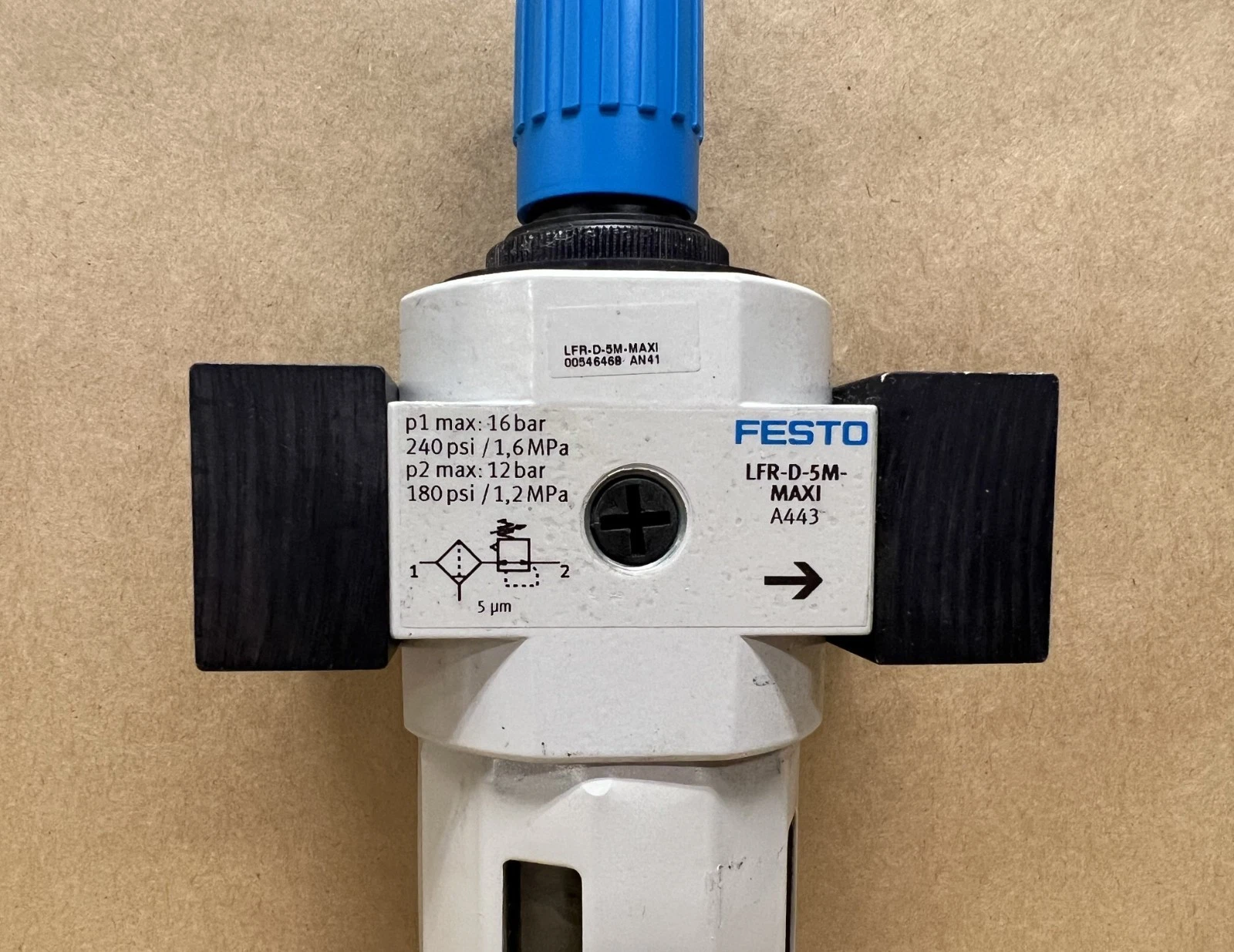 Used Festo LFR-D-5M-MAXI 16 Bar/240 PSI Filter Regulator