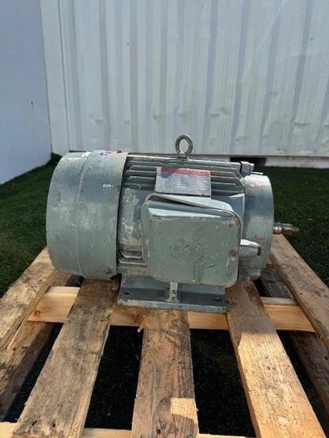 Used Tatung BBFC-HDA 15Hp Motor @ 3520RPM, 160M Frame, 240/480V