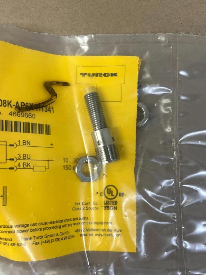 Used Turck Ni3-EG08K-AP6X-H1341 Inductive Sensor