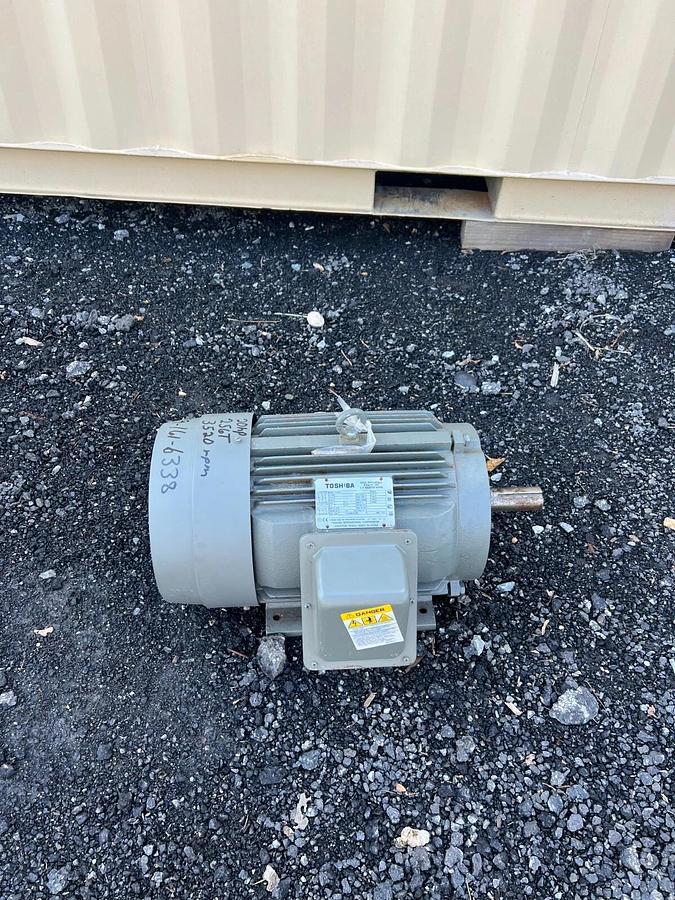 Used Toshiba 0202FTSA21A-P High Efficiency Epact-CT Motor, 20/15HP 230/460V 3510RPM