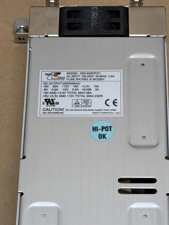 EMACS DIN-6250P(F) 250 Watt AC Power Supply Module