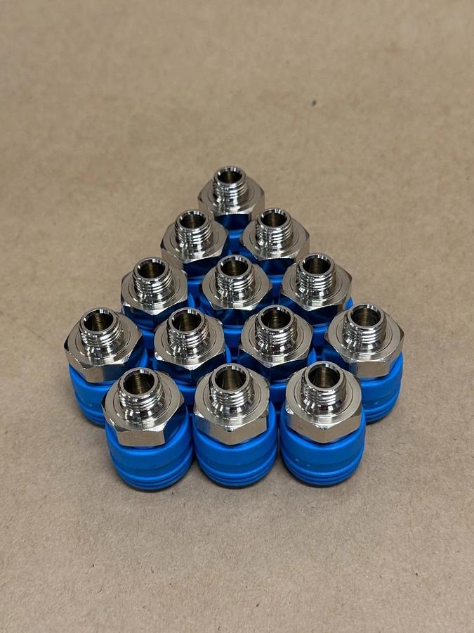 Used Festo Quick Connect Coupling Male Thread - Lot of 11