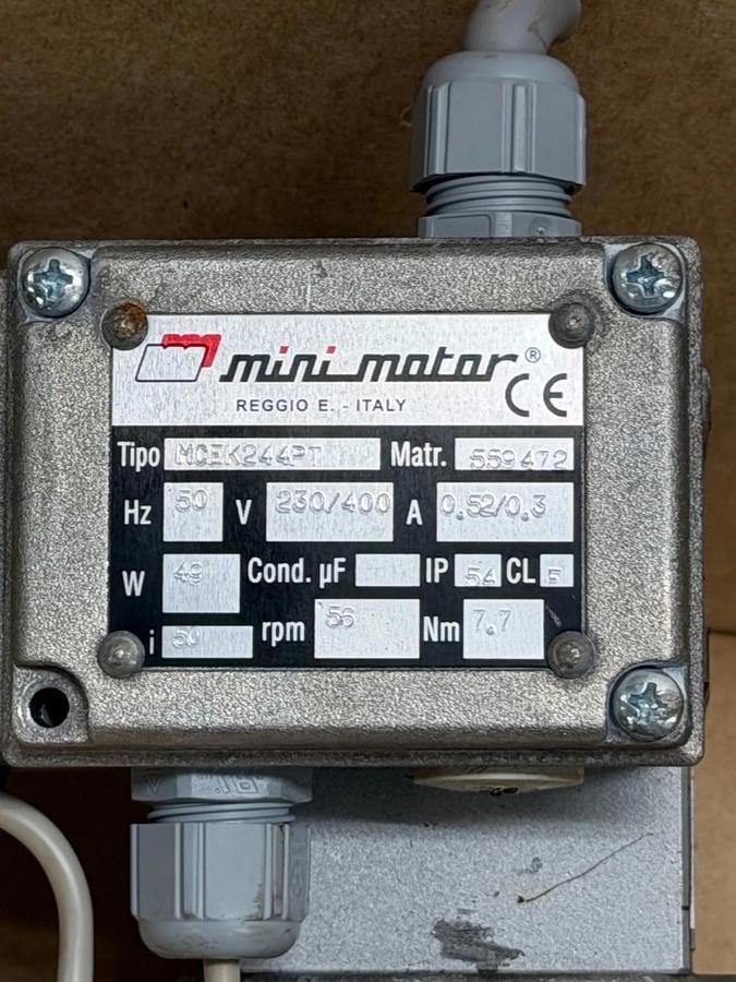 Used Mini Motor MCEK244PT Motor .049KW @ 56Rpm
