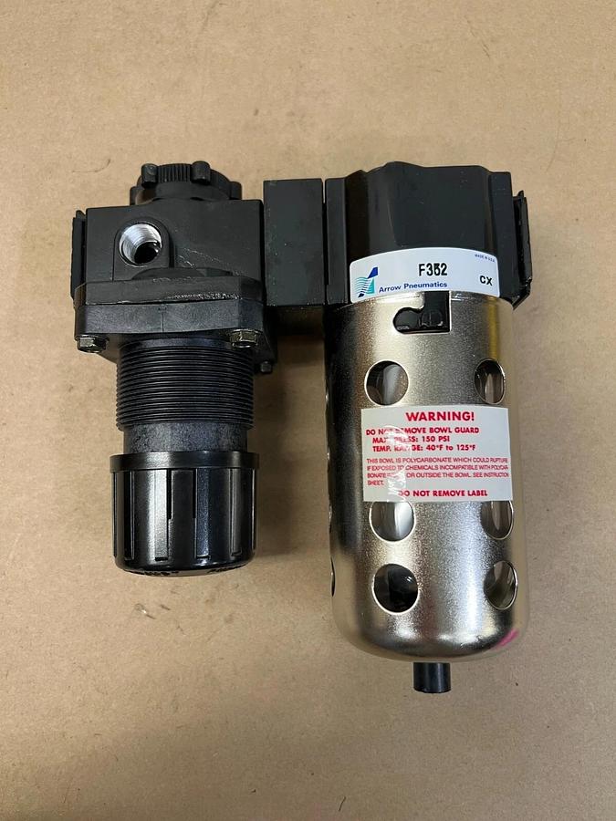 Arrow Pneumatics C33052 1/4 Filter Regulator Duo