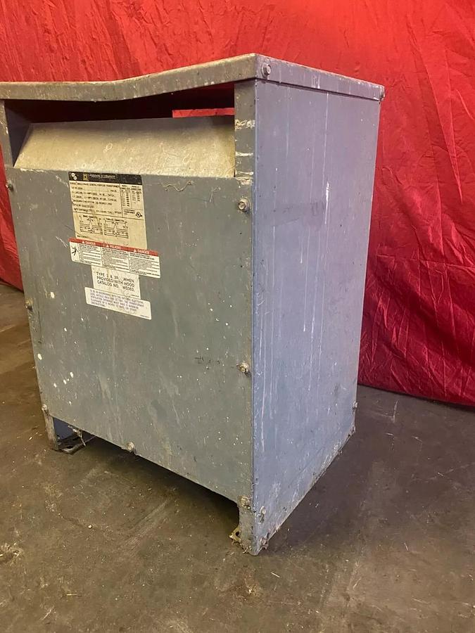 Used Square D 25S3H Single Phase General Purpose Transformer - 25 kVA
