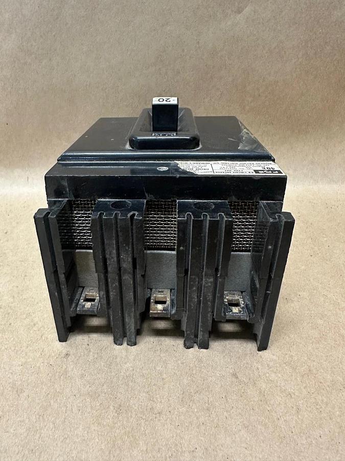Used Federal Pacific Electric Company NEF433020 20A 3 Pole Circuit Breaker