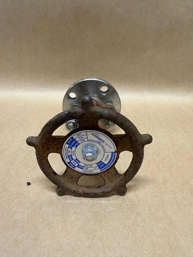 Used Flowserve SW12501 1/2” Globe Valve