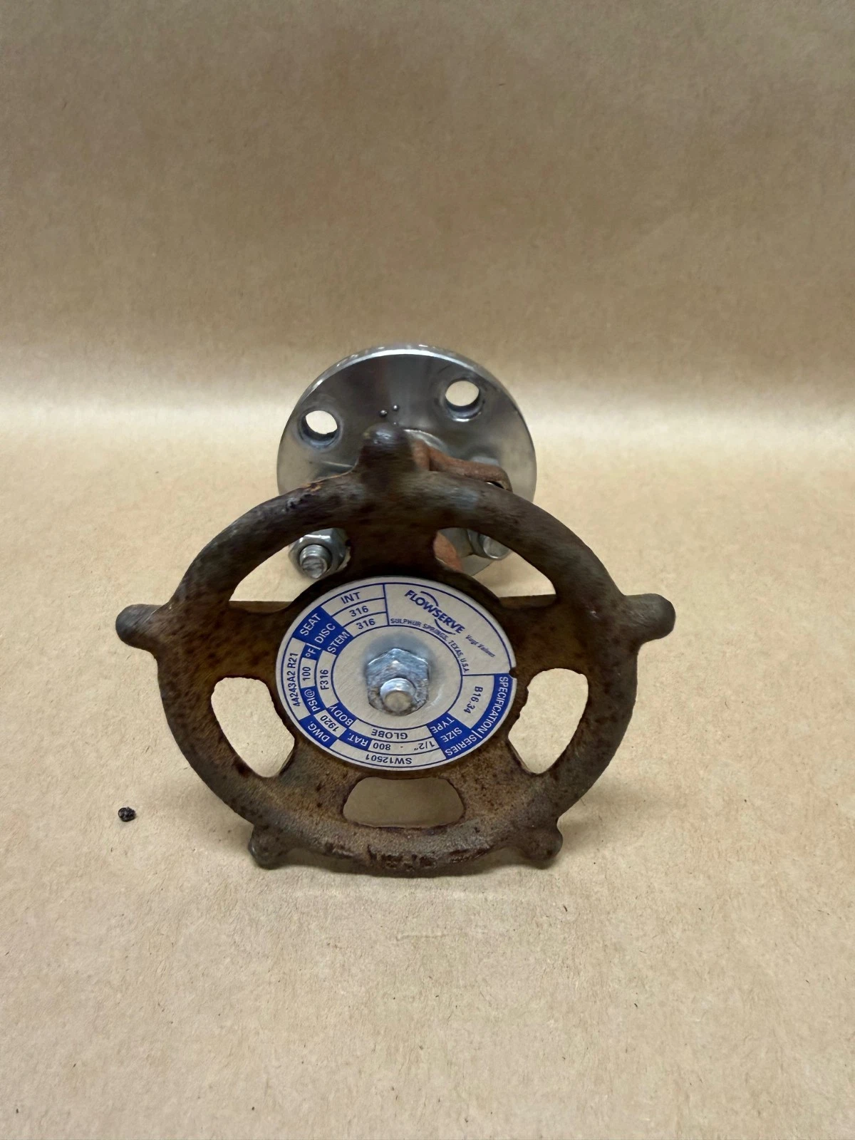 Used Flowserve SW12501 1/2” Globe Valve