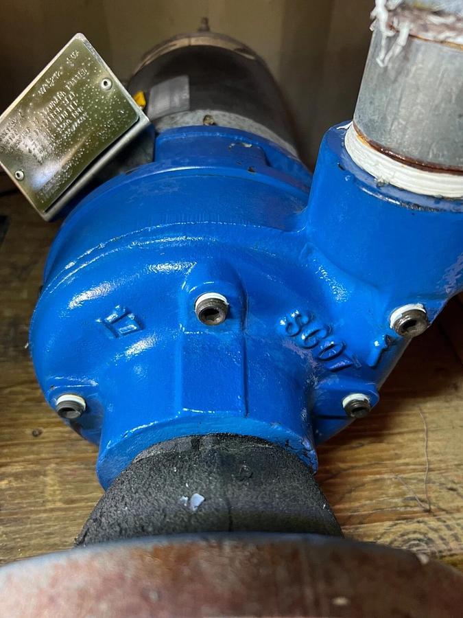 Used Scot Motorpump 17 Centrifugal Pump, 2 X 2, SC3040K173W.C 3 HP Baldor Motor