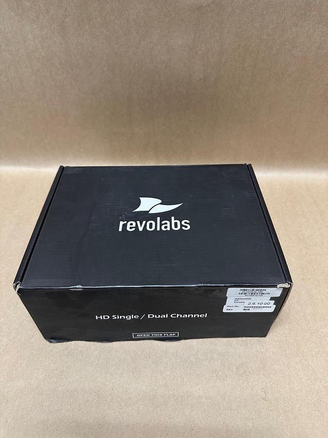 Used Revolabs 02-HDDUAL-NM Dual-Channel Wireless Microphone System *NEW*