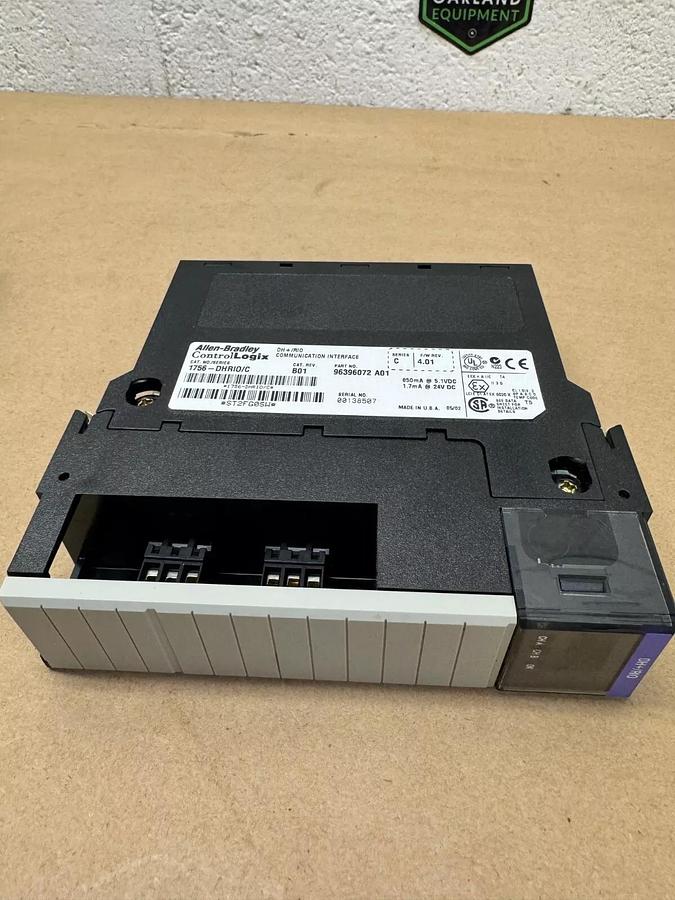 Used Allen Bradley 1756-DHRIO/C ControlLogix, Communication Interface, B01, Series C