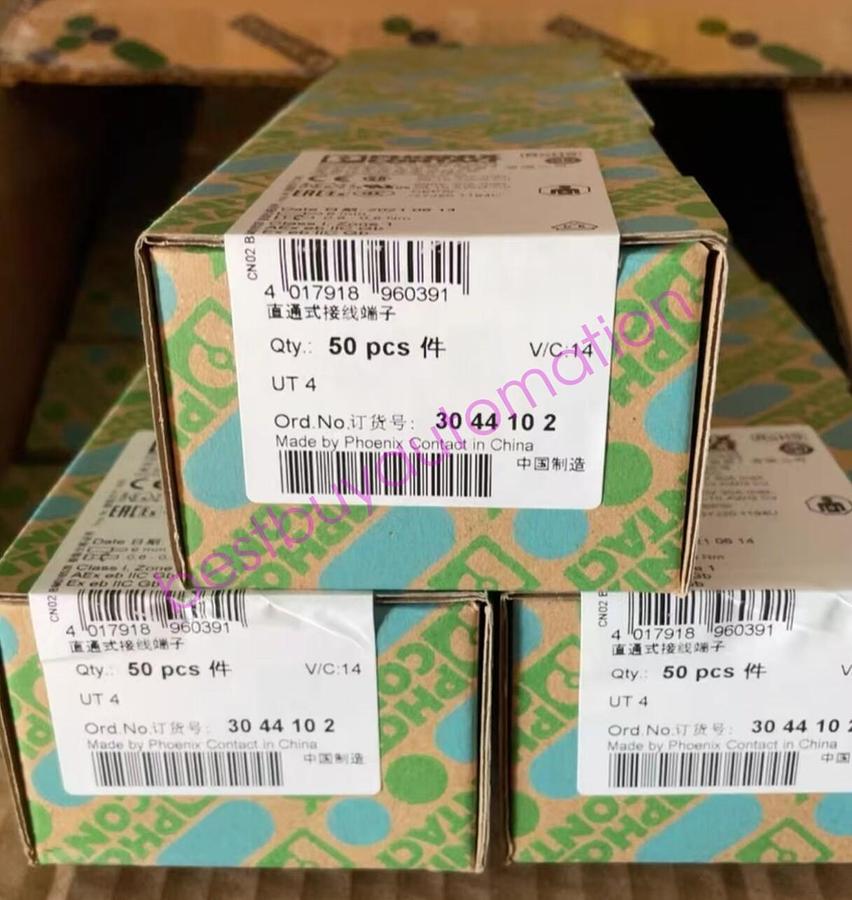 Used Phoenix Contact UT 4-L/HESI (5x20) Terminal Blocks (QTY of 10) *NEW*