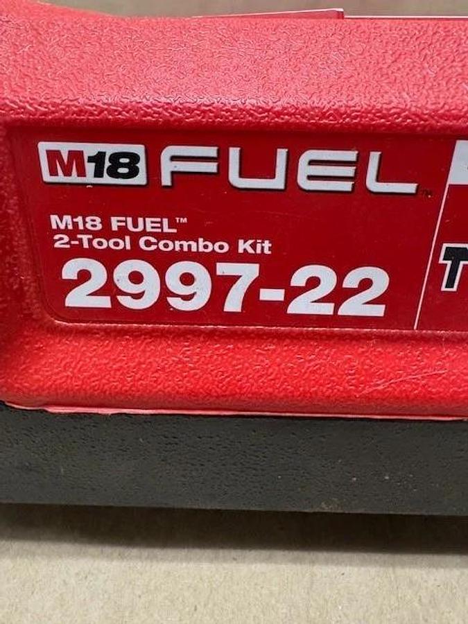 Used Milwaukee 2997-22 Hammer Drill and Impact Hard Case, CASE ONLY