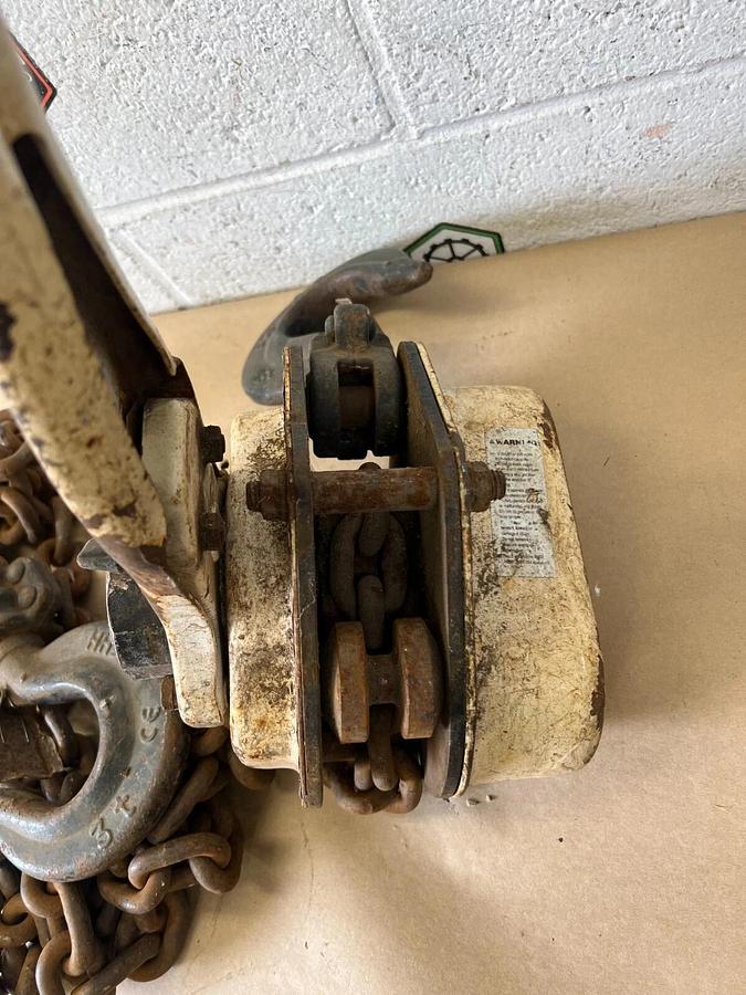 Used JET JLP-800-10 3 Ton Lever Chain Puller