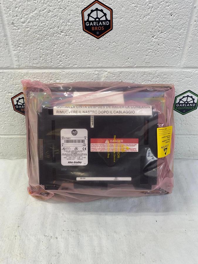 Allen Bradley 2711-T10C1 PanelView 1000 Series B w/ Manual and Mounting Brackets