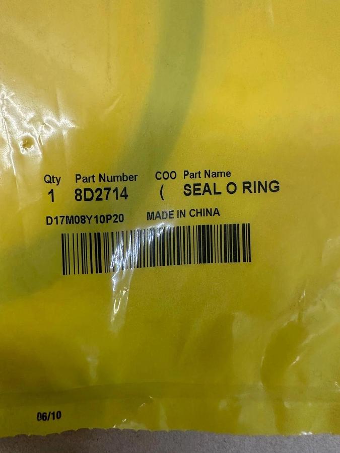 Used CAT 8D2714, 3.53 x 385.34 75A NBR O-Ring - Lot of 3 *NEW*