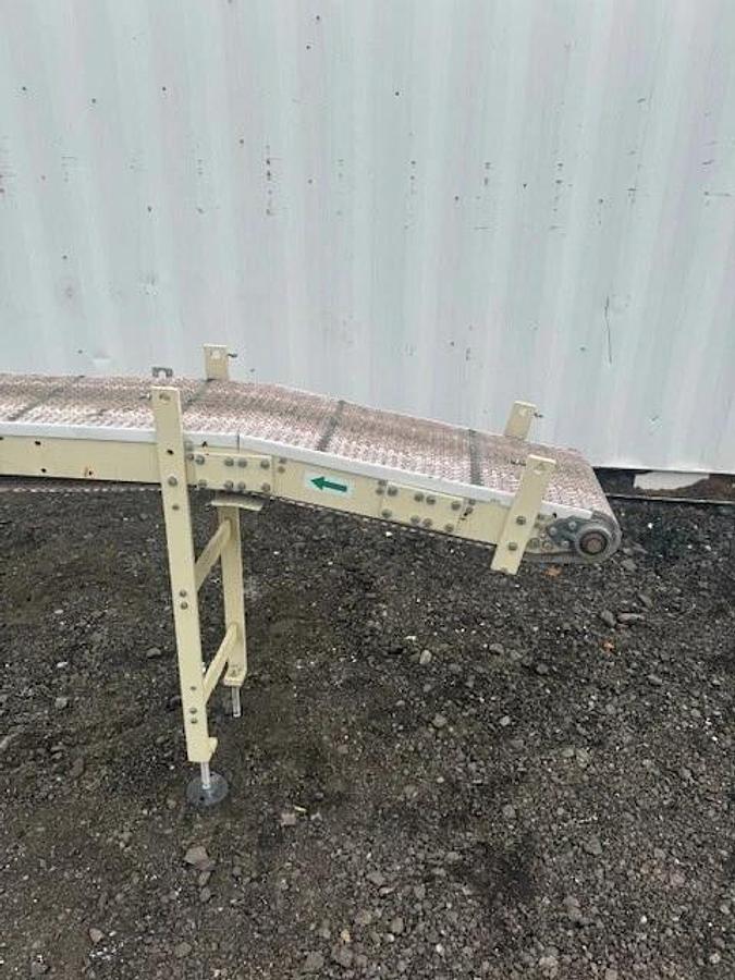 Used Industrial Conveyor, 104” x 12” Belt, w/ Reliance 1.5Hp Motor @ 1725 RPM