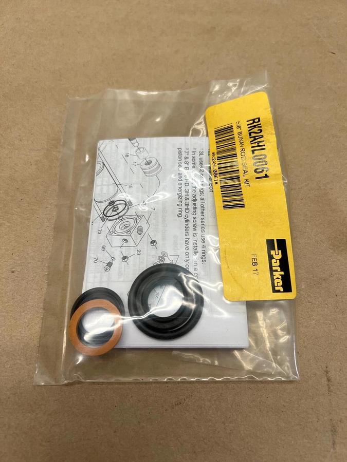 Parker RK2AHL0061 5/8" Bunan Rod Seal Kit - Lot of 2