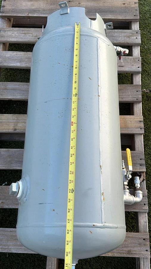 Used Manchester Tank 37.150 Gallon, 200 PSI Compressed-Air Receiver/ Pressure Vessel