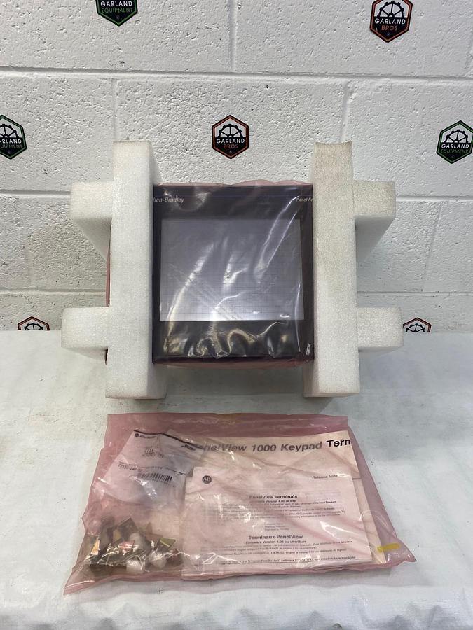Allen Bradley 2711-T10C1 PanelView 1000 Series B w/ Manual and Mounting Brackets